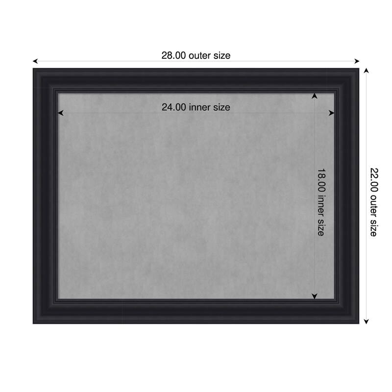 Amanti Art Dalat Black Framed - 28 x 22 in - Dalat Black