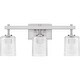 preview thumbnail 2 of 6, Brenthouse 3-Light Brushed Nickel Bath Light