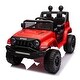 preview thumbnail 2 of 52, Realistic 12V Ride On Truck SUV for Kids with Remote Control, Openable Doors, and Adjustable Speed Christmas Gift