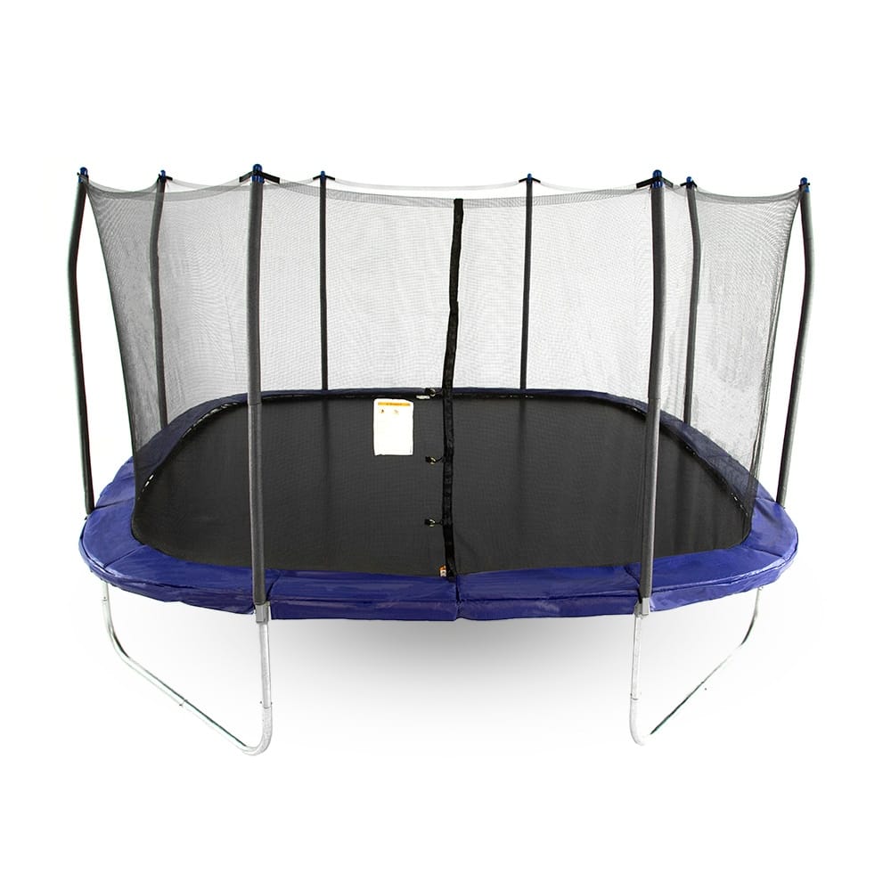 Skywalker Trampolines 14' Square Trampoline with Enclosure - Blue