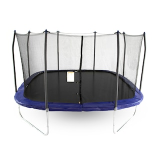 Skywalker Trampolines 14' Square Trampoline with Enclosure - Blue