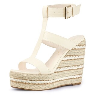 strappy espadrille platform sandals