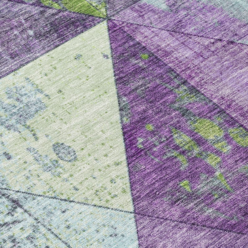HomeRoots Geometric Transitional Rectangle Outdoor Rug