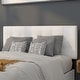 preview thumbnail 11 of 36, Quilted Tufted Upholstered Headboard White - Full