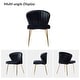 preview thumbnail 55 of 89, Aruna Accent Chair with Metal Legs 20''W X 19.5 ''D X 29''H by HULALA HOME
