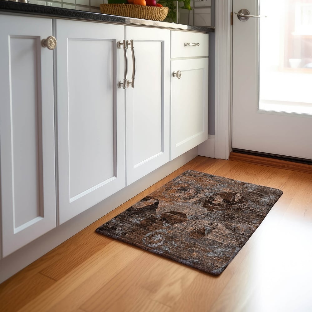 Premium Washable Super Soft Solid Abstract Mayfield Rug
