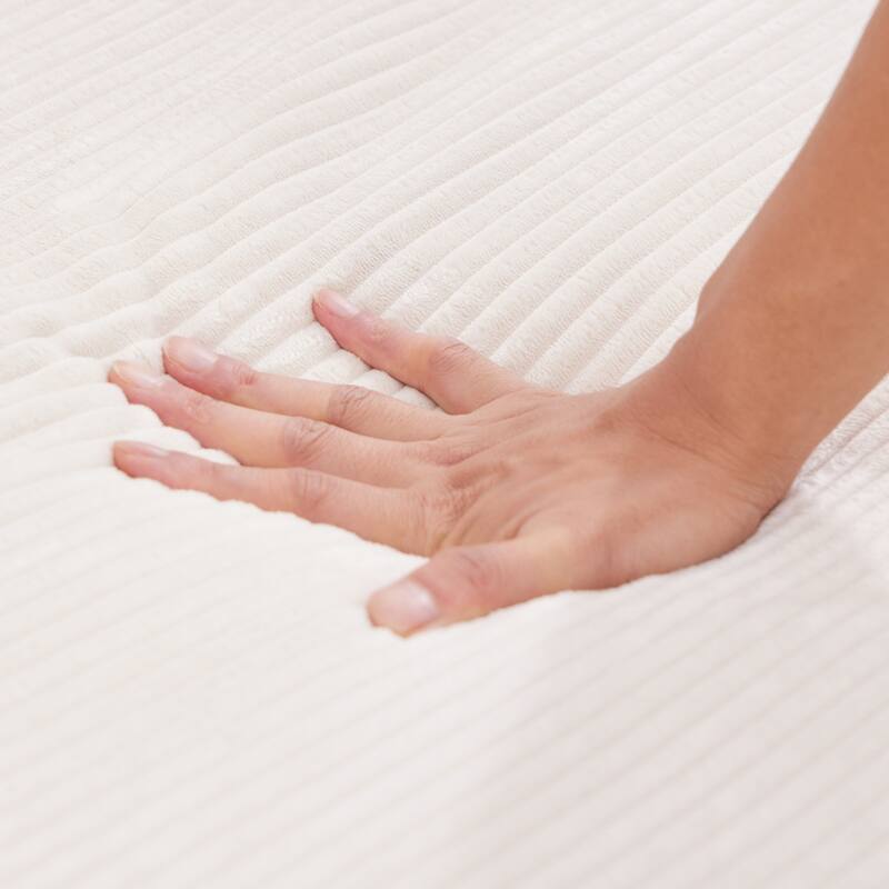 Oversized L-shaped Plush Corduroy Couch, Sectional Sofa with Deep Cushions and Chaise Lounge