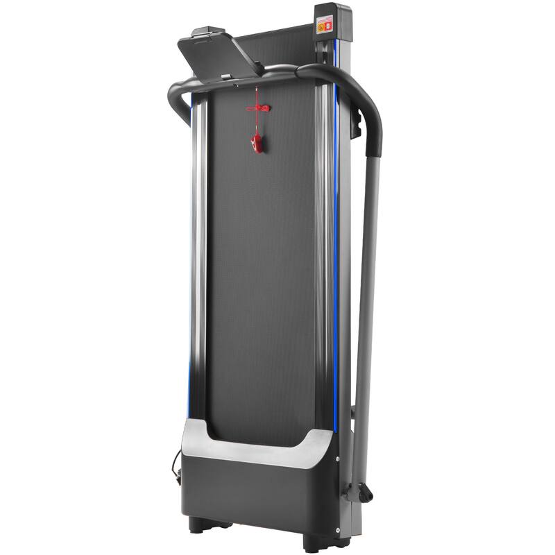 FYC Folding Portable Treadmill, No Installation Required, White and Pink