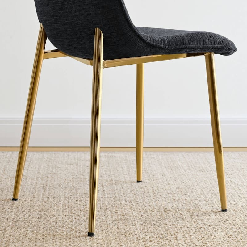 Upholstered Chenille Dining Chair(Set of 2)