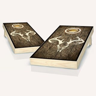 Camo Skull Outdoor Cornhole Board Game Set