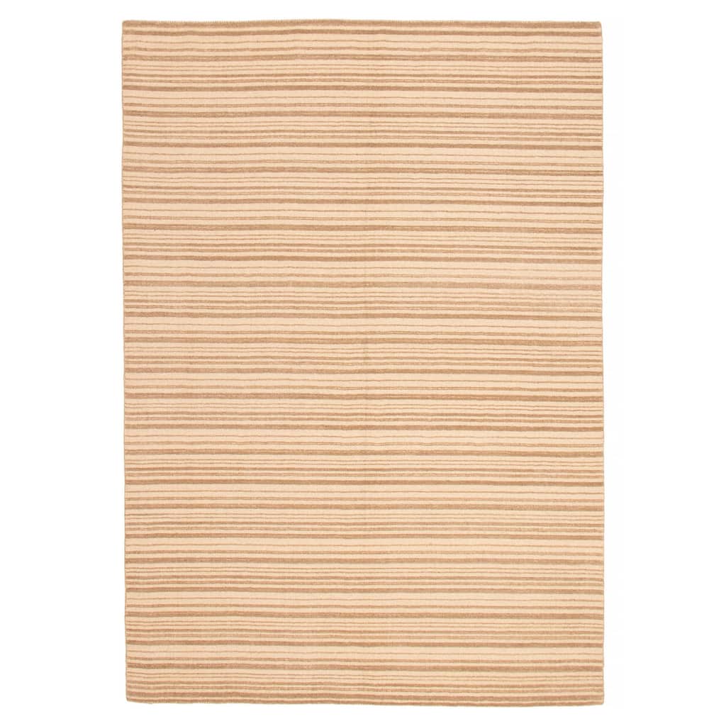 Kashkuli Gabbeh Tan Rug 7'6" x 10'8" - 7'6 x 10'8