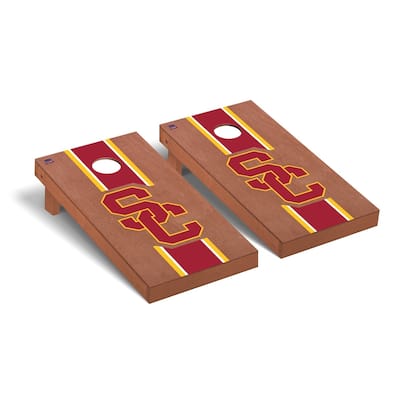 Southern California USC Trojans Rosewood Cornhole Board Set