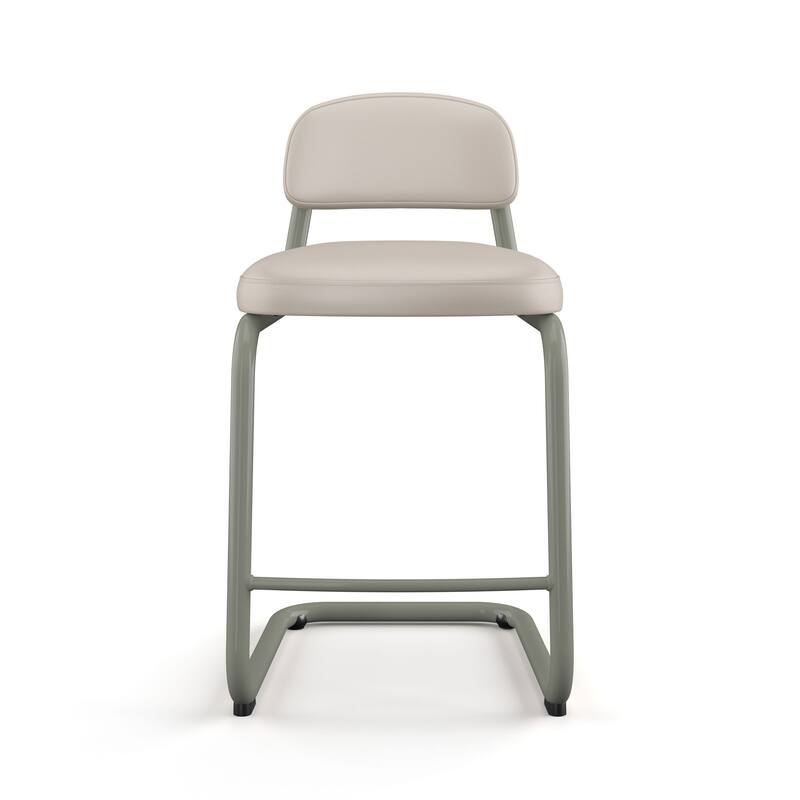 Amisco Flynn 26 in. Counter Stool with Metal Base