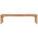 preview thumbnail 6 of 6, Chic Teak Santa Monica Outdoor Teak Wood Backless Bench, 6 foot
