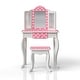 preview thumbnail 9 of 8, Fantasy Fields Gisele Polka Dot Kids Vanity Table & Stool