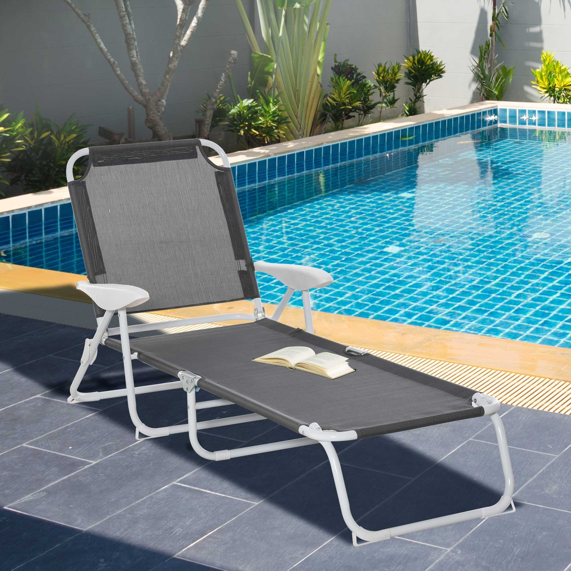 Outdoor tanning shop chair
