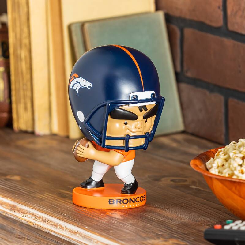 NFL Team Lil Big Head Resin Indoor/Outdoor Garden Desk Statue - Denver Broncos Mascot