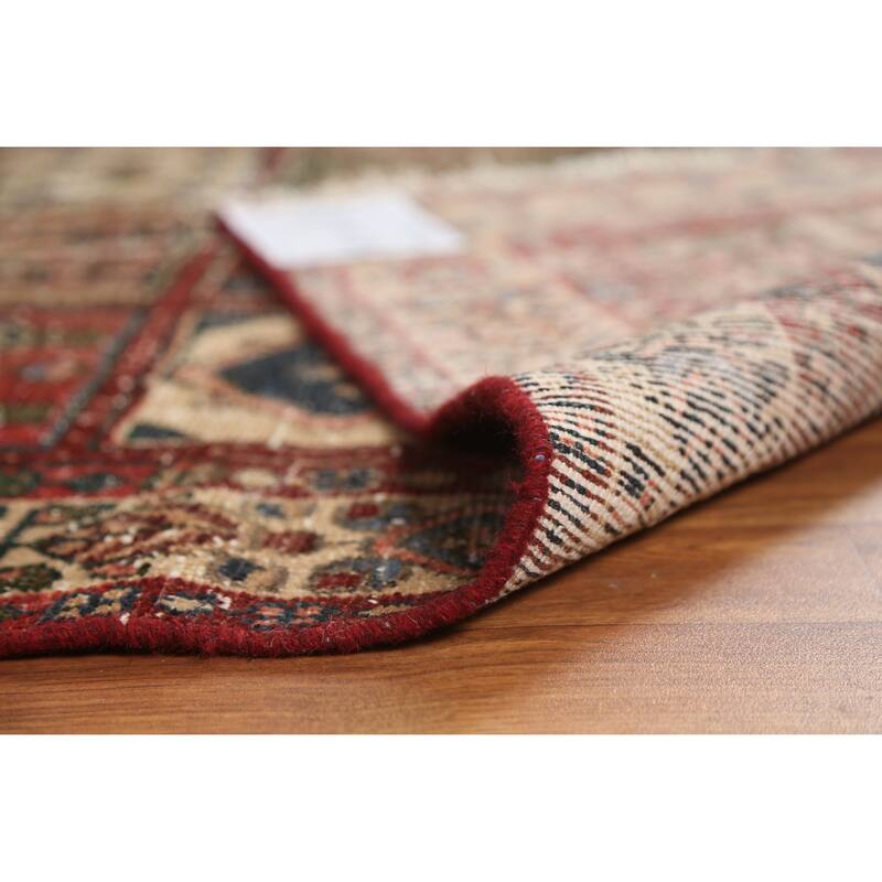 Hand Knotted Oriental 100% Wool Carpet Traditional Geometric Multi-Colored Bakhtiari Area Rug - 6' 5'' X 4' 9''