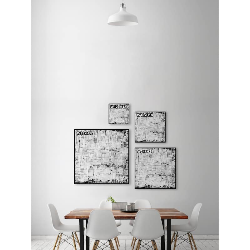 Pile Up Floater Framed Print on Canvas