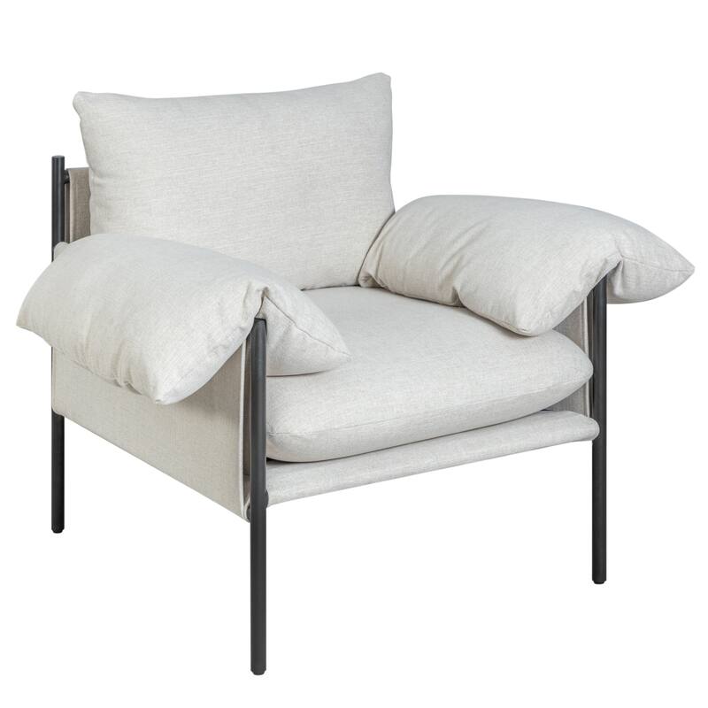 Bloom Modern Industrial Accent Chair