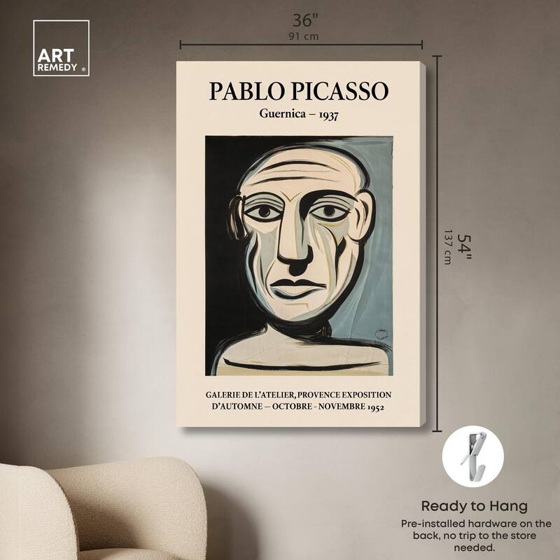 Face of Guernica Canvas by Art Remedy, Gallery Wrapped