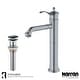 preview thumbnail 46 of 49, Karran Vineyard KBF472 Single-Handle Single Hole Vessel Bathroom Faucet with Matching Pop-up Drain Stainless Steel