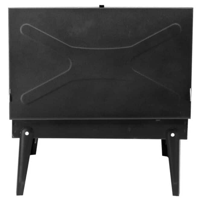 Portable Square Charcoal Grill- Black