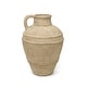 preview thumbnail 1 of 2, Artissance 18"H Brown Pottery Bottle With Handle Vintage Finish Brown