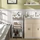 preview thumbnail 17 of 18, 3 Tier Narrow Bathroom Shelf with Drawers, Bathroom Organizer, Open Floor Standing Ladder Rack for Tight Spaces