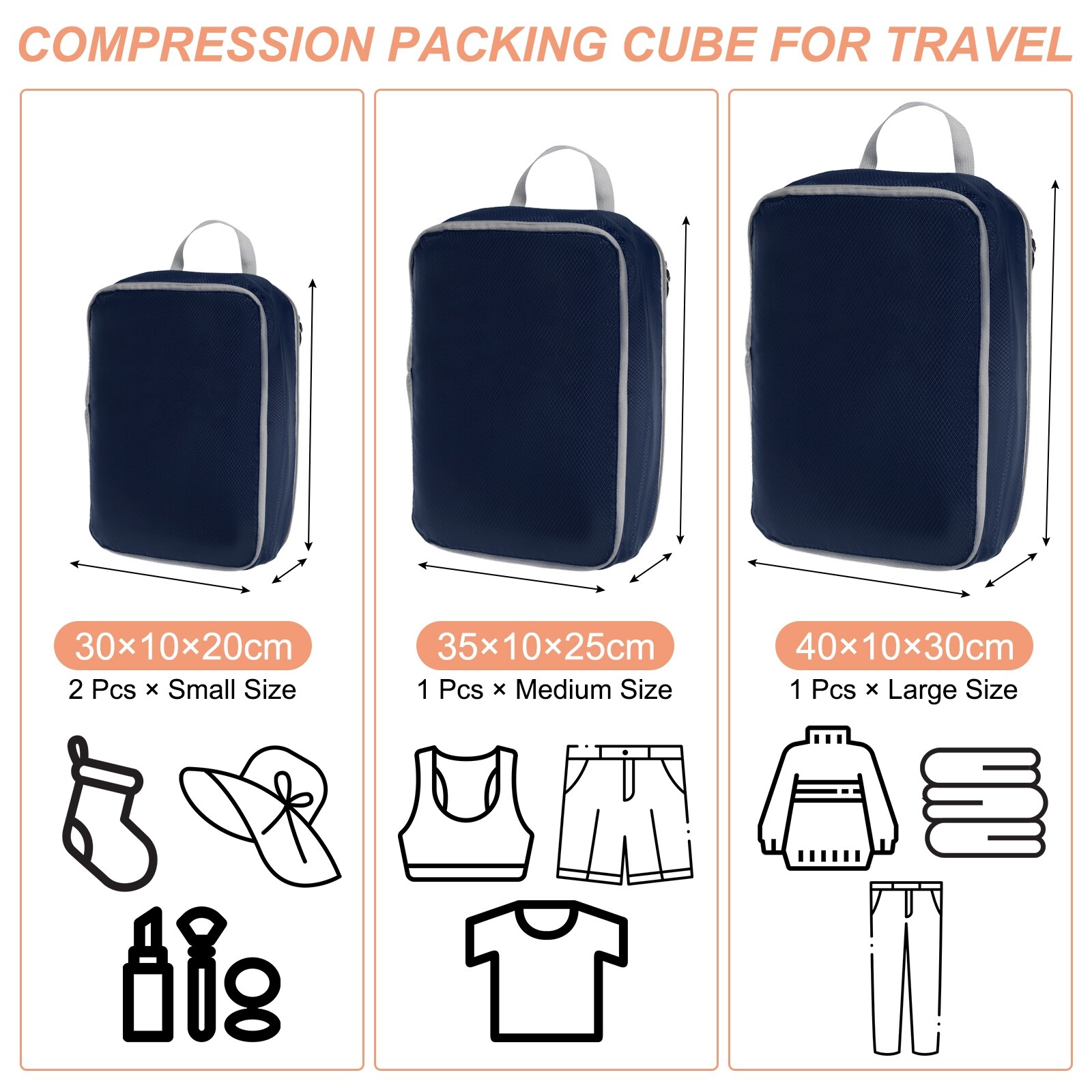 Bed bath and beyond packing cubes 2025