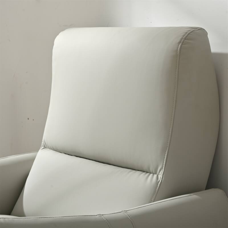 Wall Hugger Power Recliner Chair with USB Port, Electric Reclining Armchair for Small Spaces, PU Leather Sofa for Living Room