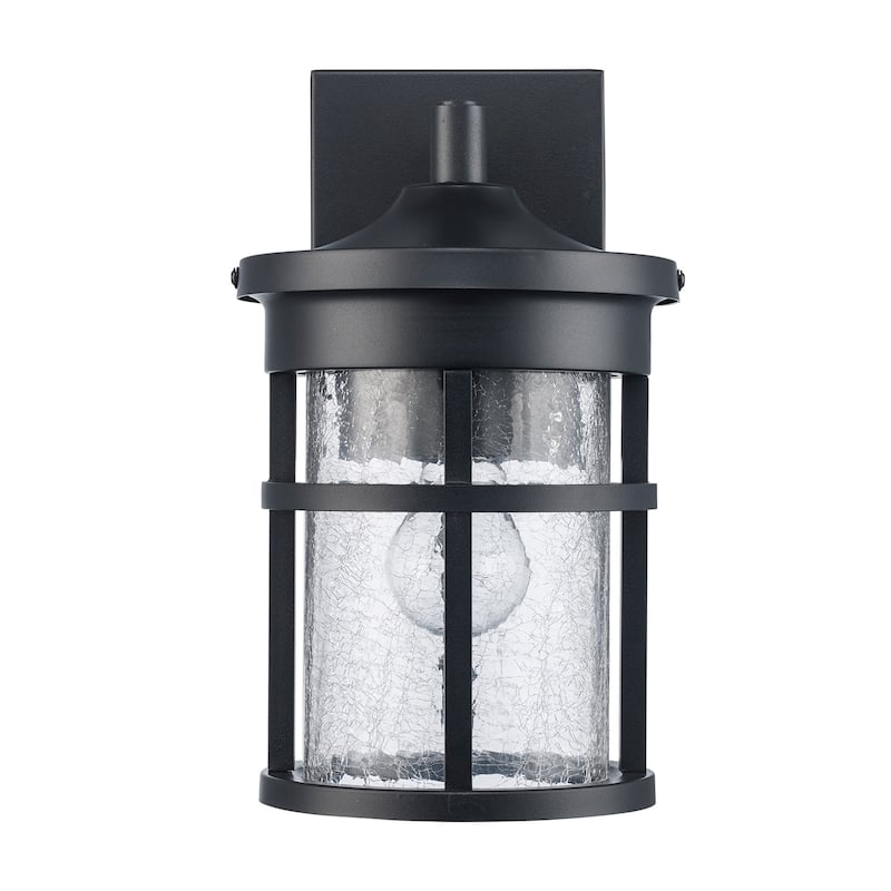 Trans Globe Lighting Crackled 1 Light Outdoor Lantern Wall Sconce