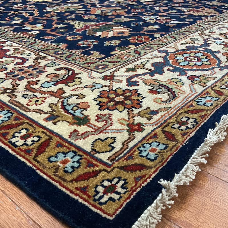 HERAT ORIENTAL Handmade 5'11 x 8'9 Serapi Wool Rug - 5'11" x 8'9"