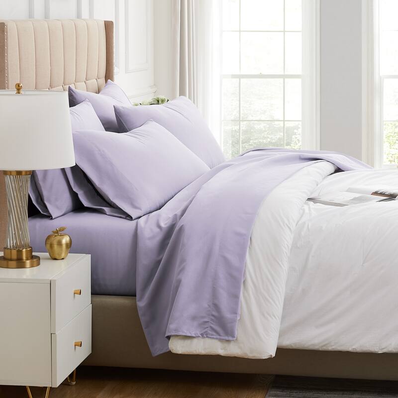 Vilano Comfort Deep Pocket Ultra-Soft 6-piece Bed Sheet Set - evening haze - Split King