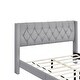 preview thumbnail 6 of 56, 4 Pcs Bedroom Sets Platform Bed with 2 Nightstands and Storage