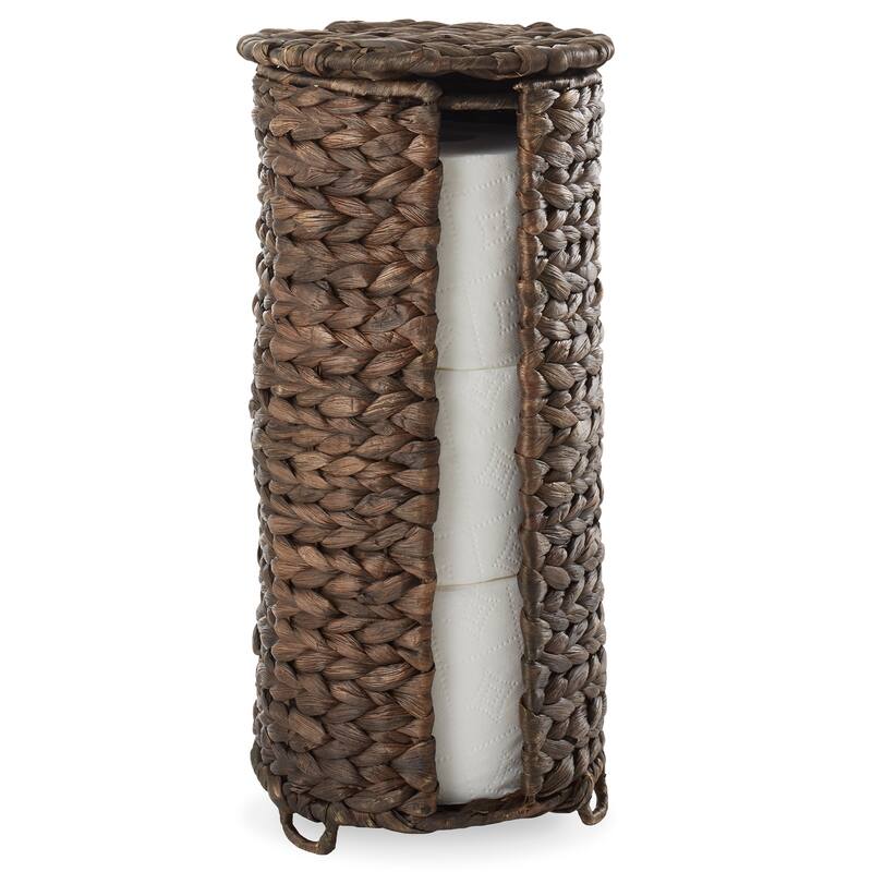 Toilet Paper Roll Holder Stand Bathroom Tissue Storage