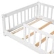 preview thumbnail 45 of 55, Floor Platform Bed with Fence without Door
