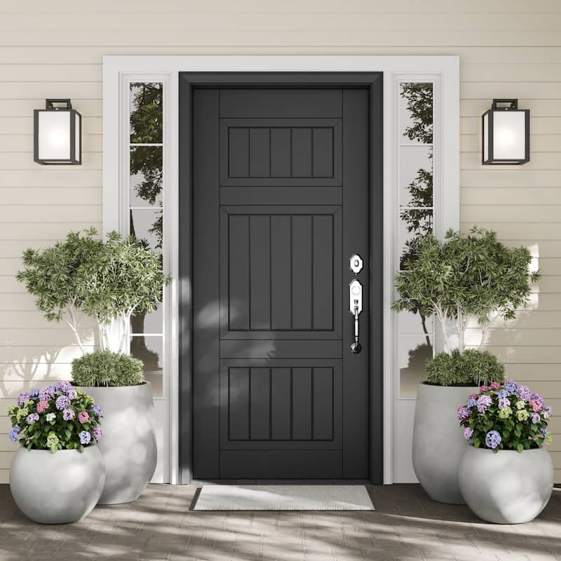 DTY Signature Mount Sherman 1-Piece Fiberstone Planter for Indoor/Outdoor