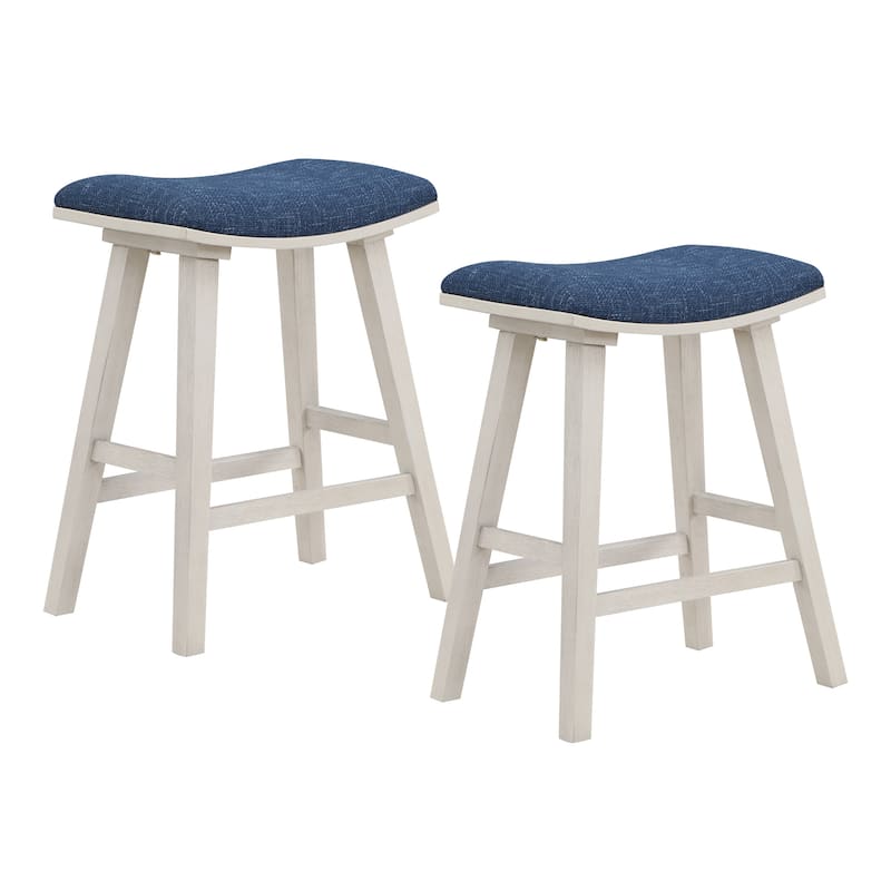 Coley 24" Saddle Stool (2-Pack)
