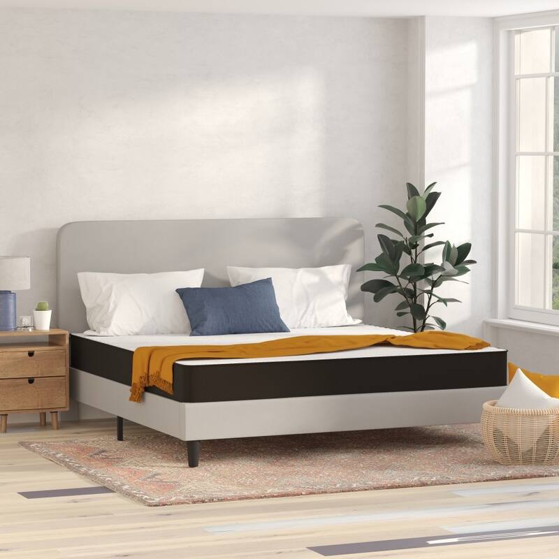 Medium Tight Top Innerspring Hybrid Mattress - Gray - King