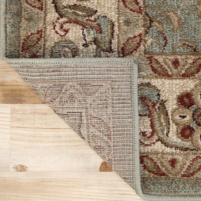Superior Heritage Traditional Floral Scroll Indoor Area Rug