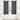Deconovo Blackout Back Tab Silver Print 42 Width Curtains(2 Panel)