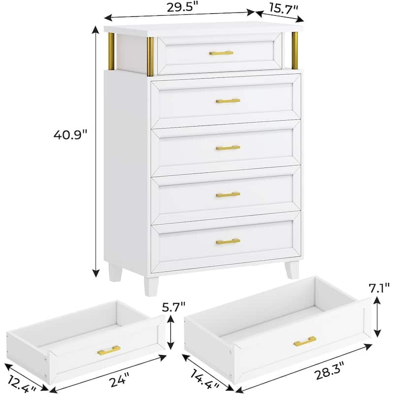 Dresser Bedroom Drawers Dressers Chests of Drawers Charging Station