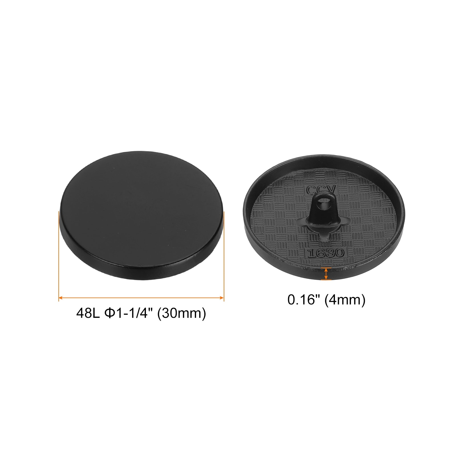 Metal Round Flat Sewing Buttons Alloy Shank Craft Replacement Button for Women Suit Woolen Coat Shirt Trousers Sewing Crafts