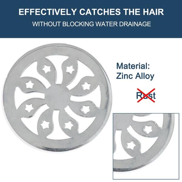 Shop 2 95 Floor Drain Cover Hair Catcher Sink Filter Stoppers Bathroom Kitchen On Sale Overstock 29435495