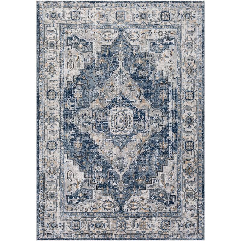 Livabliss Jolie Transitional Medallion Area Rug