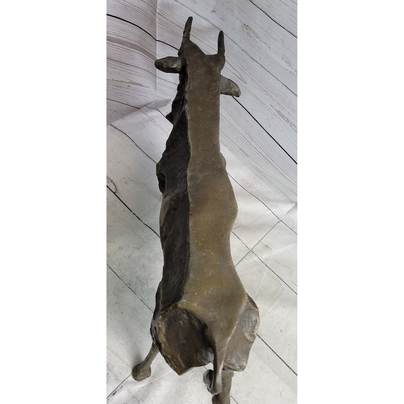 Hot Cast Bronze Metal Bull Sculpture Figure After Pico Figurine Statue Decor