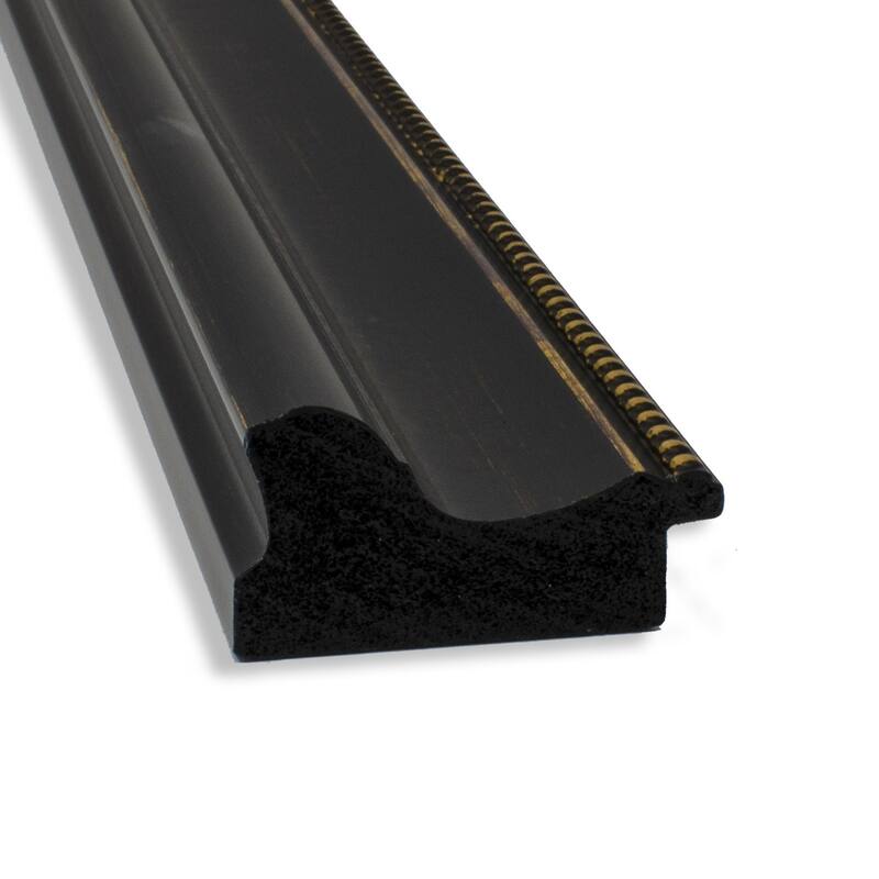 Beveled Bathroom Wall Mirror - Accent Bronze Narrow Frame
