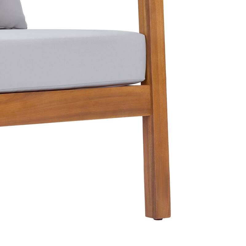 Christopher Knight Home Thalia Acacia Wood Outdoor Lounge Chair