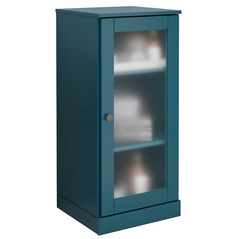 100% Solid Wood 16.5" Bathroom Cabinet with Optional Doors by Palace Imports